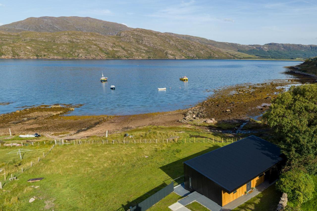 Birches Lodge With Hot Tub Dundonnell Buitenkant foto