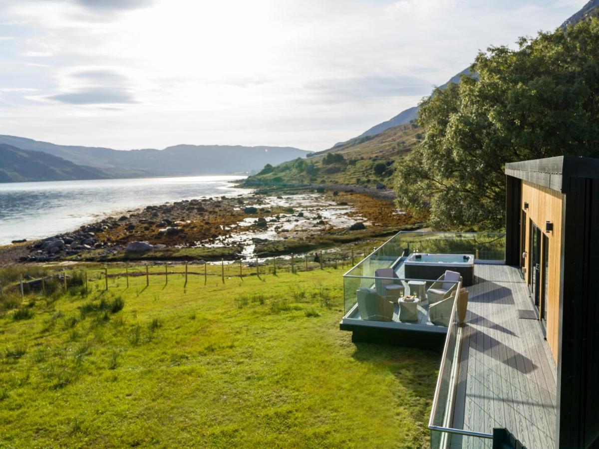 Birches Lodge With Hot Tub Dundonnell Buitenkant foto